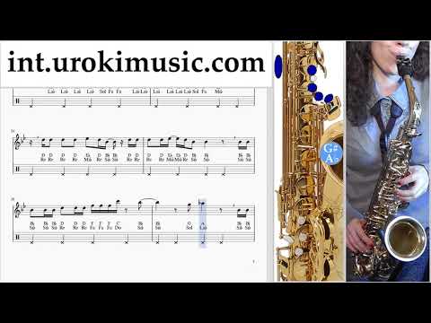 Saxophone lessons (Alto) Avril Lavigne Nicki Minaj - Dumb Blonde Sheet Music Tutorial um-a-n352