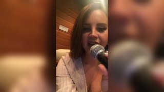 Lana Del Rey Instagram Livestream (9/4/19) - Singing and Discussing NFR