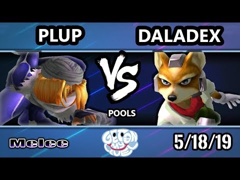GOML 2019 SSBM - PG | Plup (Sheik) Vs. Daladex (Fox) Smash Melee Tournament Pools
