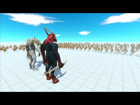 Kozarog Scourge vs 100 weakest unit factions animal revolt battle simulator