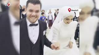 Düzceli Turistlerden Pamukkale’de Yeni Evli Çifte Sürpriz Takı Töreni