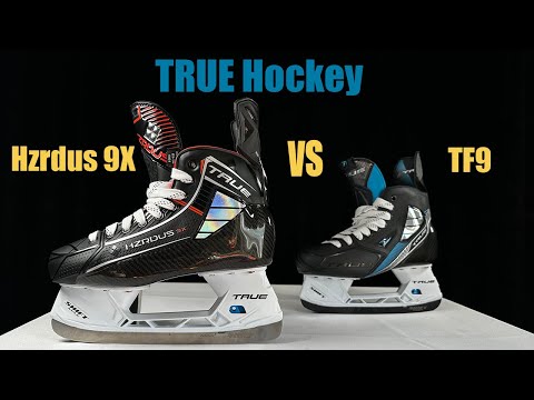 Unreleased TRUE HZRDUS 9X vs TF9 Hockey Skates Review - What is the difference