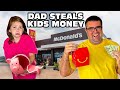 Daddy Temper Tantrum STEALS Kid S Money So He Can Get McDonalds Original
