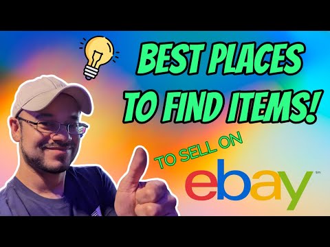 Top 10 BEST Places to Find Items to Sell on eBay!!
