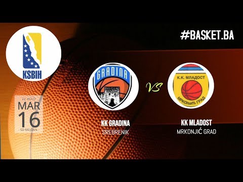 LIVE ◘ KK Gradina vs KK Mladost ◘ 2018/2019 ◘ 22 kolo