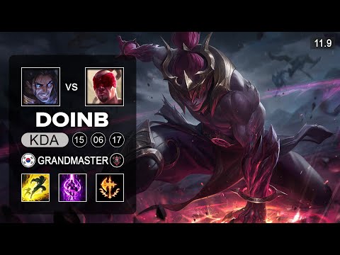 Doinb Lee Sin Mid vs Sylas - KR Grandmaster Patch 11.9