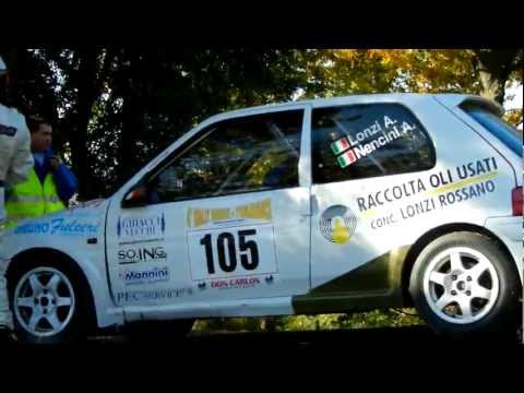 rally ronde pomarance 2011  crash incidente