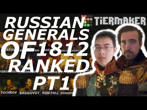 Who Was the Best Russian General of 1812? Part 1.