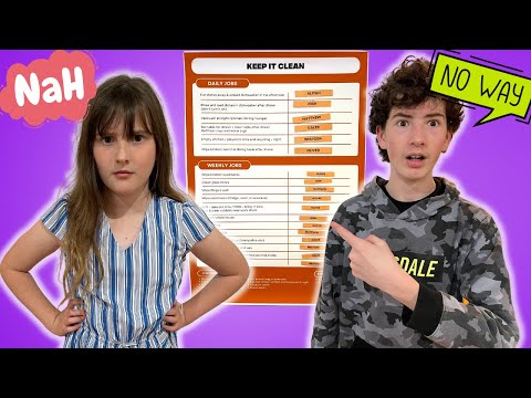 KIDS ARE NOT HAPPY | SHOCKING NEW CHORE CHART