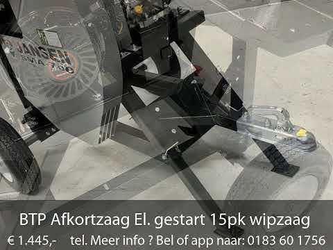 BTP Afkortzaag El. gestart 15pk wipzaag kachelhout afkortzaag haardhout SMA-700