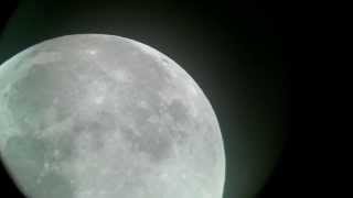 preview picture of video 'Moon in Celestron C8-SGT Advanced'