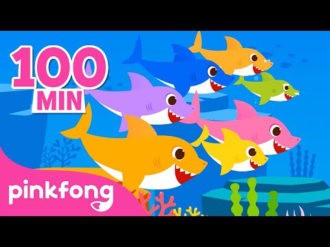 Mix - Tiburón Bebé Más y Más, y otras Canciones Infantiles Divertidas | Pinkfong en español
