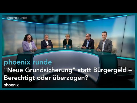 phoenix runde: "Neue Grundsicherung" statt Bürgergeld – Berechtigt oder überzogen?
