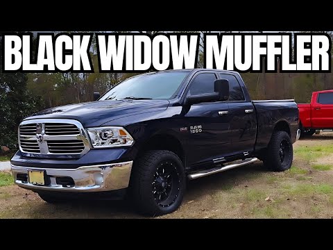 2015 Ram 1500 5.7 Exhaust | Black Widow 250 Series Muffler