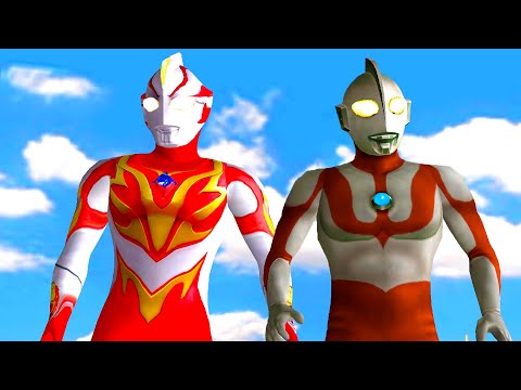 Mebius Burning Brave and ULTRAMAN - TAG Team HD Remaster #ultramanfe3
