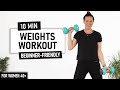 10 MIN Full Body Weights Workout for Women over 40