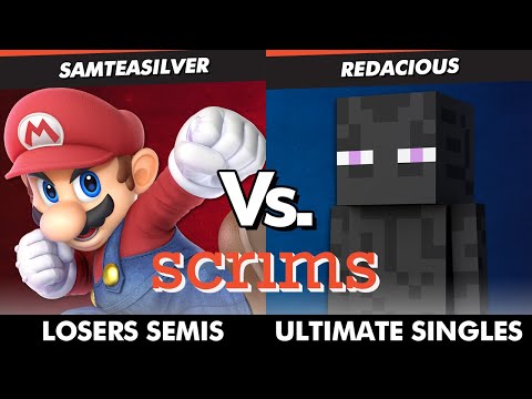 Scrims Showdown 37 Losers Semis - SamteaSilver (Mario) Vs Redacious (Steve) SSBU Ultimate Tournament