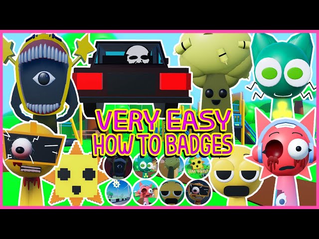 Roblox - [ Update ] Gamepass And How to get 7 New Sprunki Badges in 3D ...