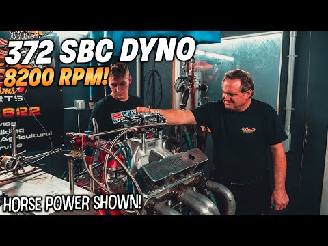 THE STRONGEST SBC WE'VE EVER BUILT! 372 Screams at 8200RPM! (DYNO Numbers Shown)