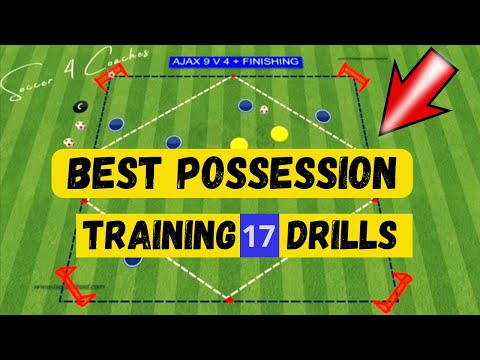 🎯 17 Amazing Drills To Help Your Team Keep The Ball / Soccer Possession Training Drills