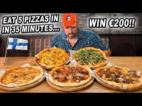 Kebab-Pizza-Challenge?! Iss FÜNF Pizzen in 35 Minuten und gewinne 200 € in bar!!