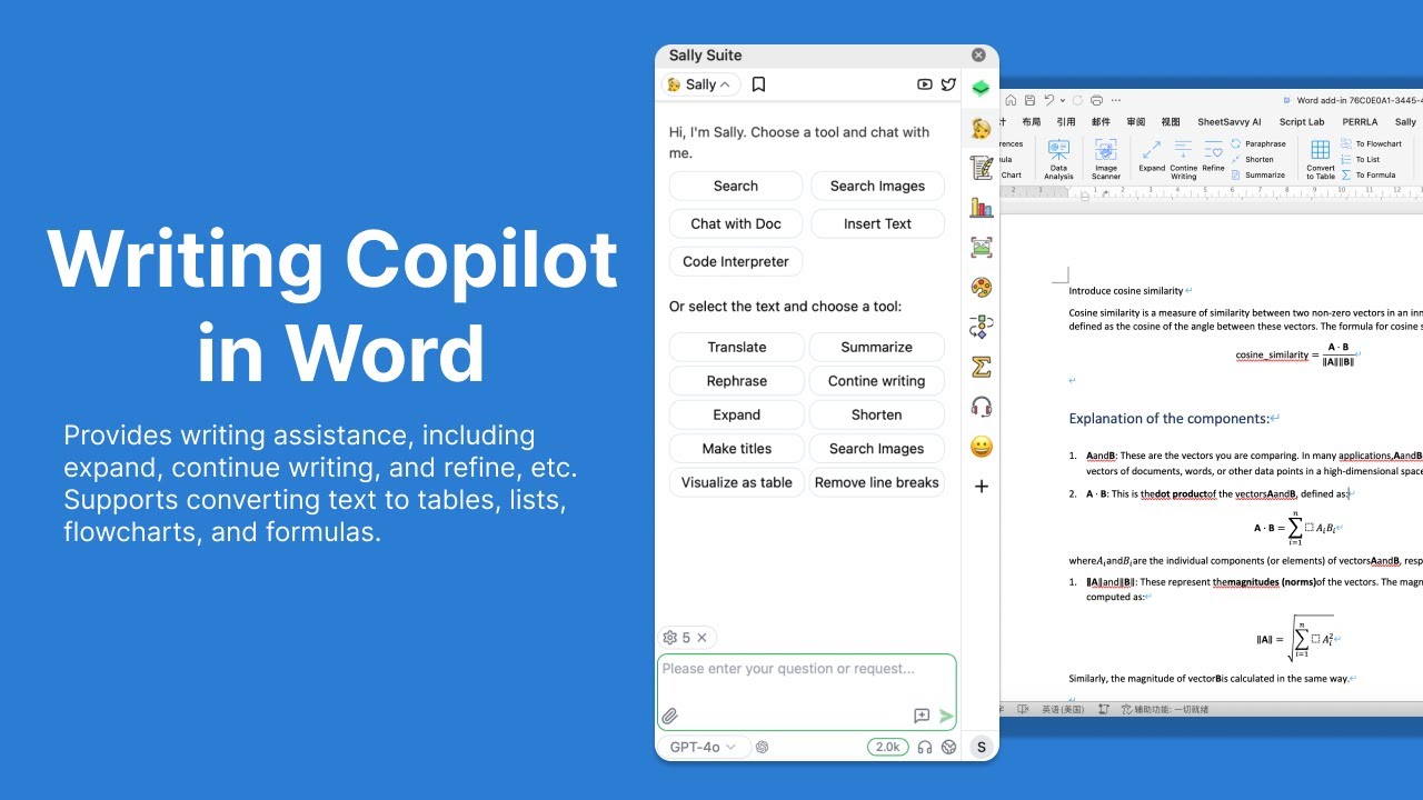 Writing Copilot in Word or Google Docs