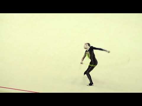 Tagliabue Eleonora 2004 ITA rope IT RG Junior Moscow 2019 14.25