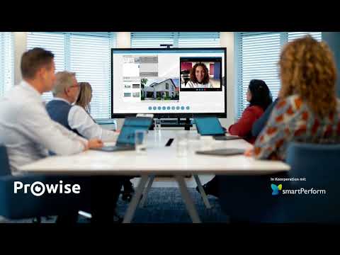 Der "Digital Workspace" mit Prowise Touchscreen Tisch - Swissbau 2022