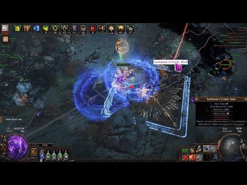 Path of Exile 3.24 - Tornado Shot - Conqueror + T17 map farming (Standard)