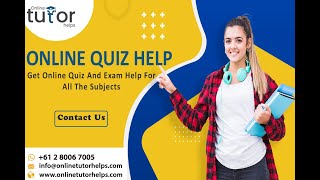 Online Quiz Help | What is Online Quiz? and Easiest Way to Deal With Online Quizzes