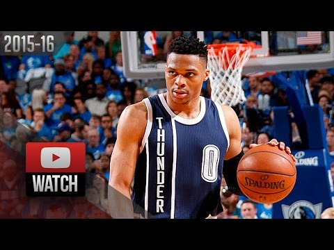 Russell Westbrook Full Highlights at Mavericks 2016 Playoffs R1G3 - 26 Pts, 15 Dimes