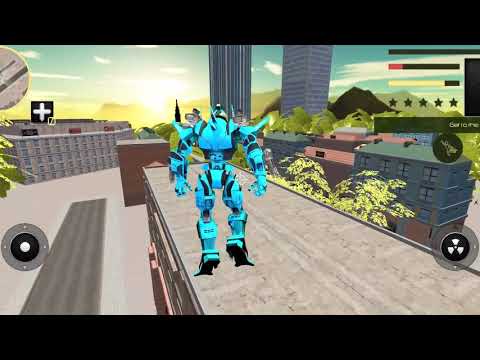 Real Robot Crocodile Simulator - Robot transform Android gameplay