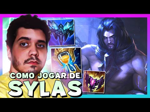 COMO JOGAR DE SYLAS E STOMPAR JOGO C AS MELHORES ULTS POSSIVEIS! GAMEPLAY EXPLICATIVA RUNAS, BUILDS+