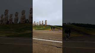 滝の霊園 モアイ像 & 頭大仏 타키노 레이엔 모아이상 & 머리대불