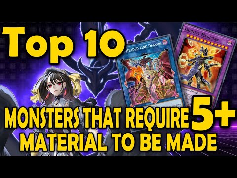 Top 10 Monsters That Take 5+ Materials to be Made