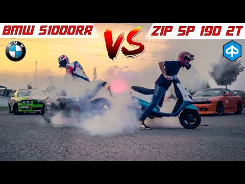 DRAG RACE BMW S1000RR 2019 VS ZIP 190 DUE TEMPI!🚀