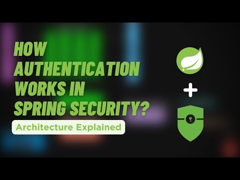 How Authentication Works in Spring Security?