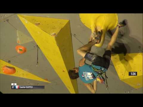 IFSC Climbing World Cup Briançon 2015   Lead   Finals   Male   Gautier Supper mp4