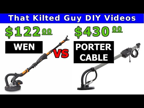 Drywall Sander Review - Porter Cable vs Wen. Will the cheaper one do the job?