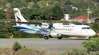 Stunning Plane Spotting at The Tropical Island of Koh Samui in Thailand (4K)