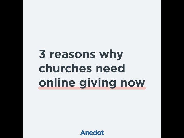 Anedot product / service