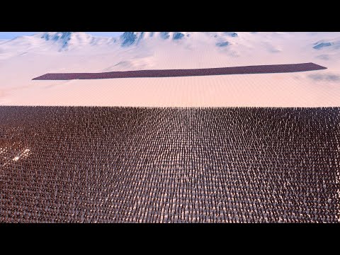 25.000 Spartans vs 20.000 Medieval Cavalry | Ultimate Epic Battle Simulator