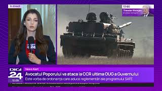 Avocatul Poporului atacă astăzi la CCR ultima ordonanță de urgență adoptată de Guvernul Bolojan