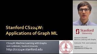  - Stanford CS224W: Machine Learning with Graphs | 2021 | Lecture 1.2 - Applications of Graph ML