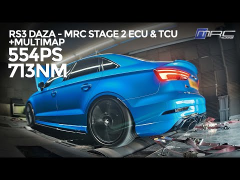 AUDI RS3 DAZA - STAGE 2 MRC ECU AND TCU REMAPPING - DYNO TUNING = 554PS 713NM
