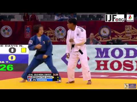 Judo 2016 Grand Slam Baku: Smythe Davis (GBR) - Yoshida (JPN) [-57kg] final