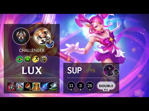Lux Support vs Morgana - BR Challenger Patch 10.16
