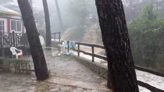 preview picture of video 'Noodweer in L'estartit Camping Castell Montgri.'