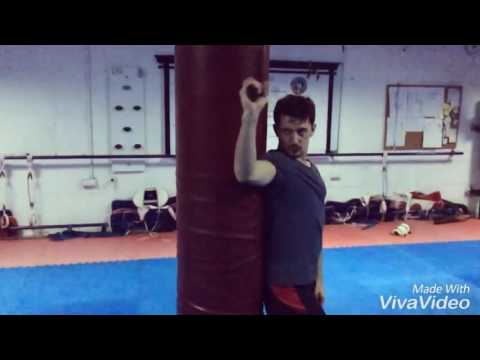 Acting with the gun, shot and protection. Mehedin Selimi & Gjon Duzhmani