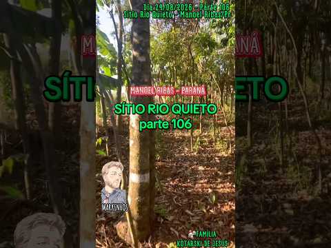 #Parte106 #Sítio #RioQuieto #dia 24/08/2026 #ManoelRibas #Paraná #Brasil #Natureza #Agro #frutas